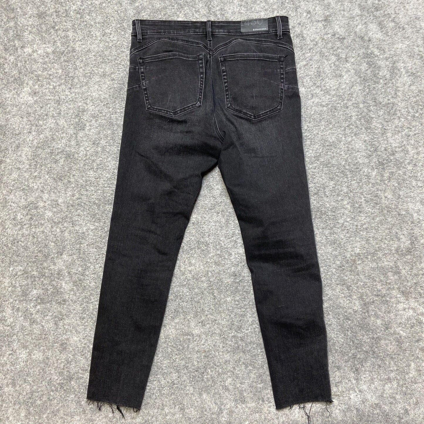 Stradivarius Skinny Jeans Women's Size UK 14 | US 10 Black Denim EUC