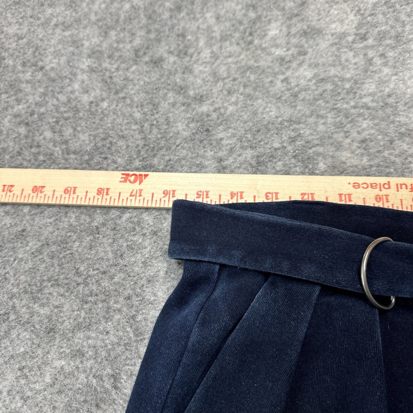 AG Adriano Goldschmied Natalie Women's Pants Size 31 Navy Blue Strap Pants
