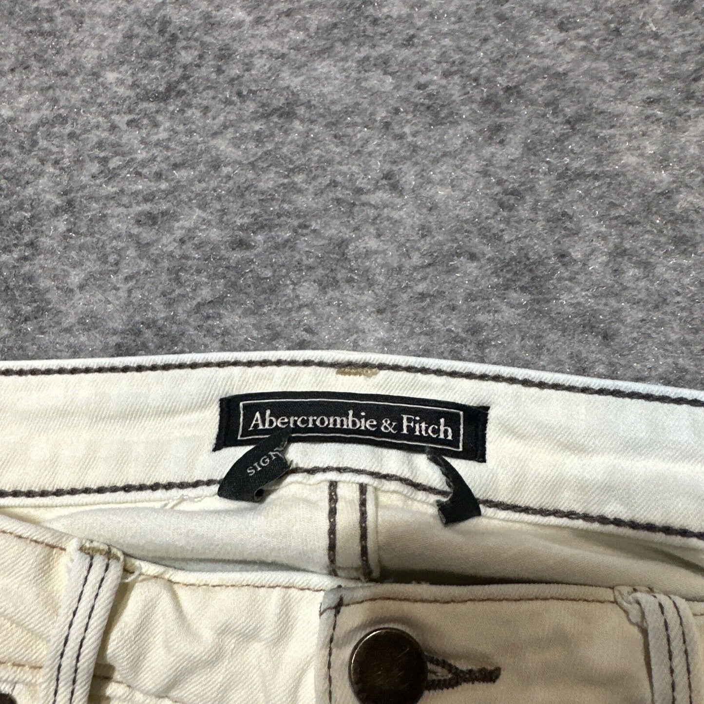 Abercrombie & Fitch Signature Collection Women's Skinny Jeans Size 27x30 Beige