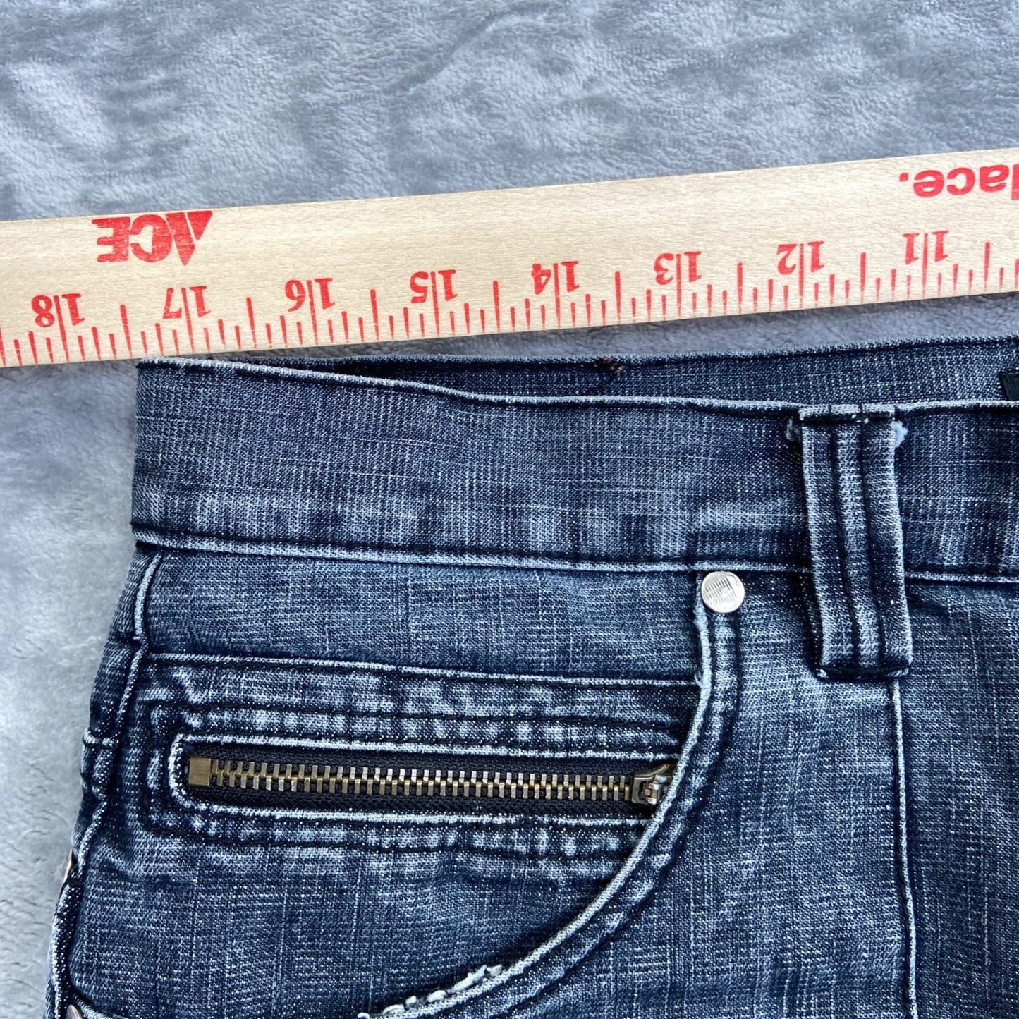 Brooklyn Xpress Denim Cargo Shorts Men's Sz 34 Black Cotton Casual Jorts Longer