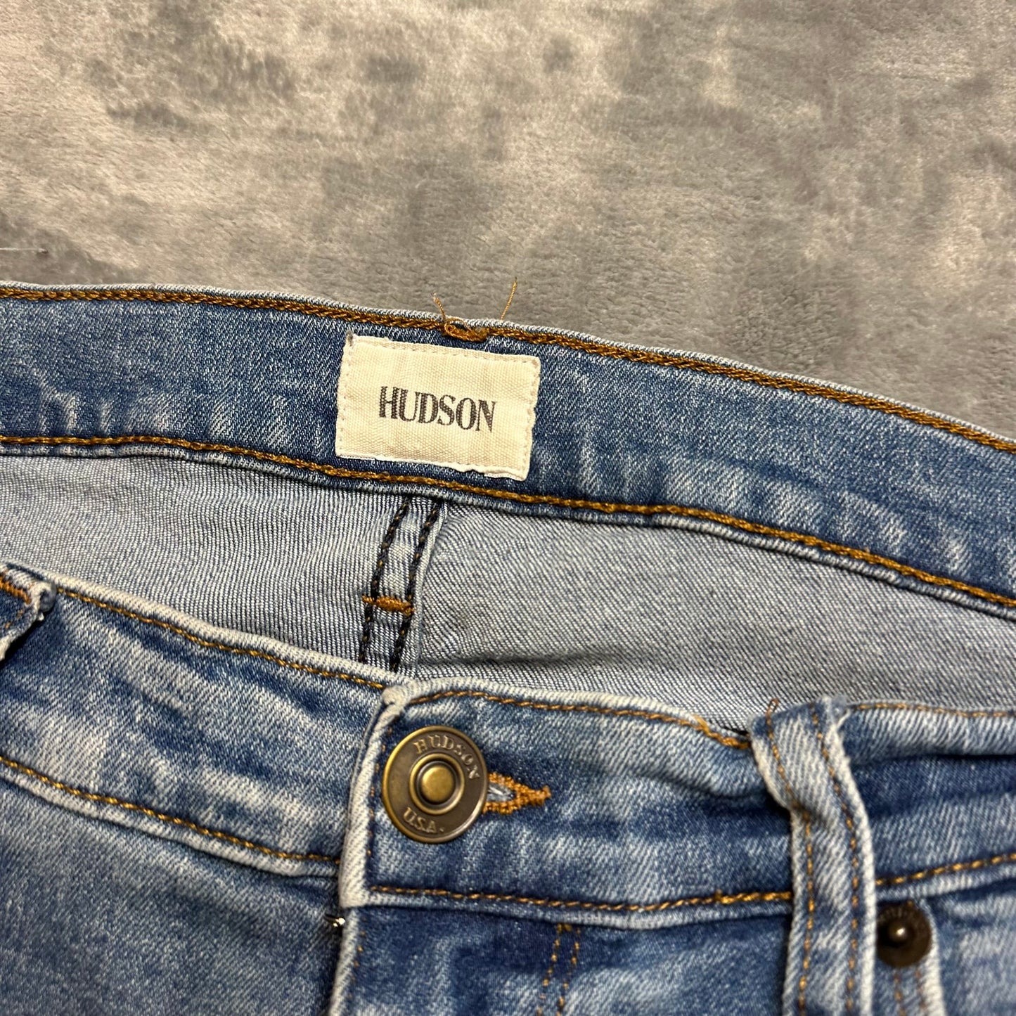 Hudson Krista Super Skinny Low Rise Jeans Women's Size 29 Blue Denim
