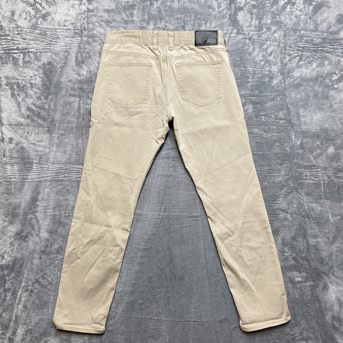 XXX RUDE Skinny Jeans Men’s Size 30x29 Beige Pants