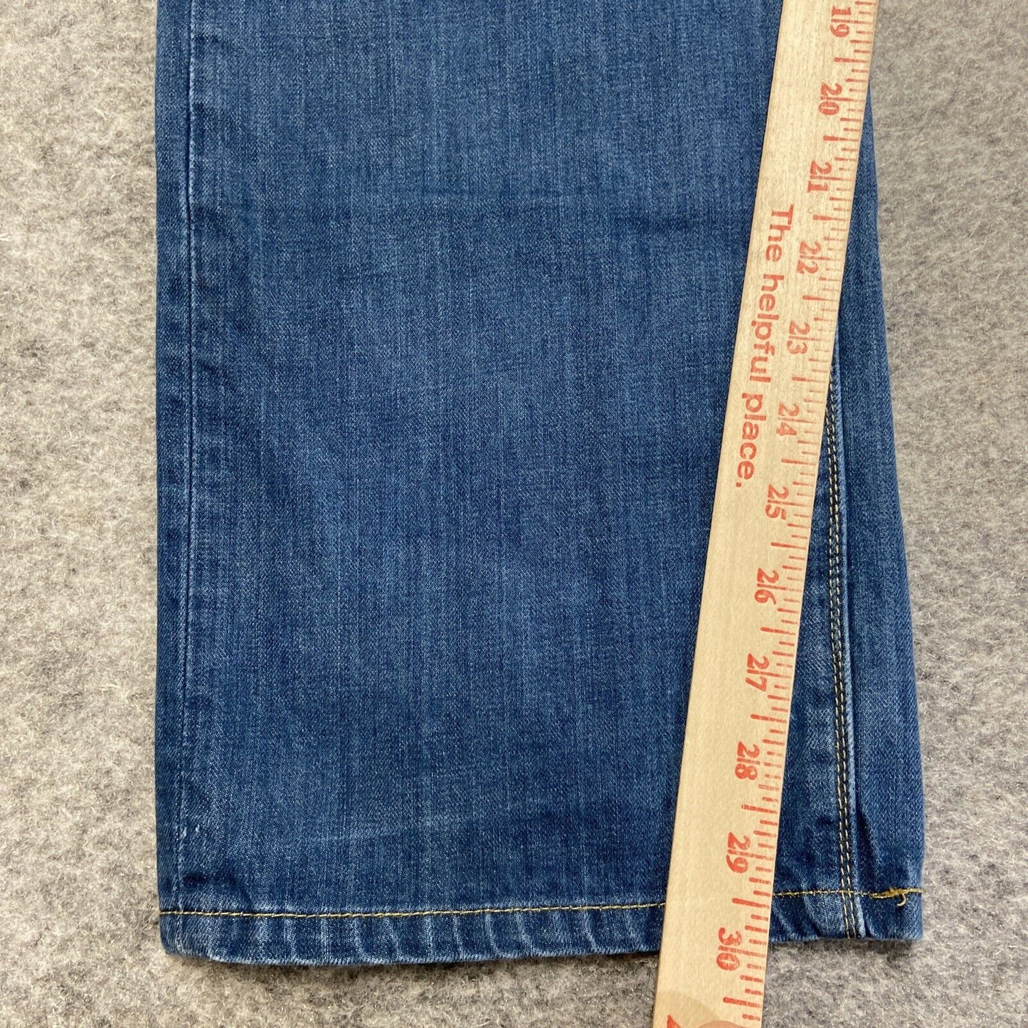 Levi's 504 Regular Straight Jeans Men's Size 36x32 Blue Denim