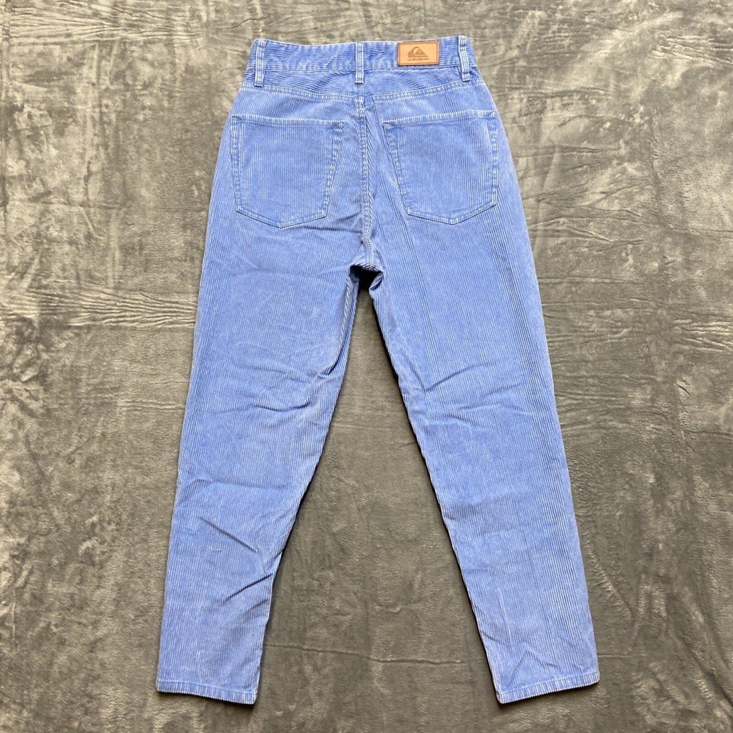 Quiksilver Chino Pants Men's Size 25 Corduroy Ribbed Straight Blue