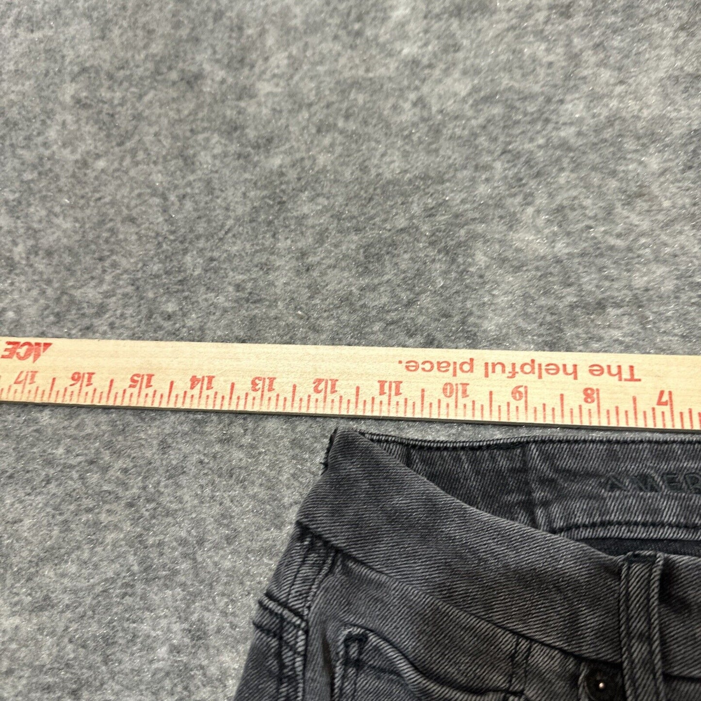American Eagle Stretch Women's Curvy Mom Jeans Size 00 Black Dark Wash Denim