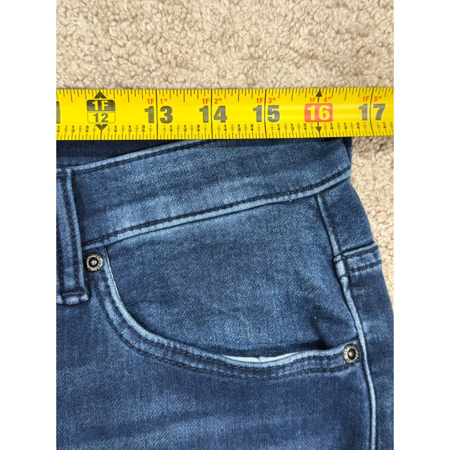 Redtape Men's Blue Denim Jeans Skinny Flow+ Sport Fit Size 32x31