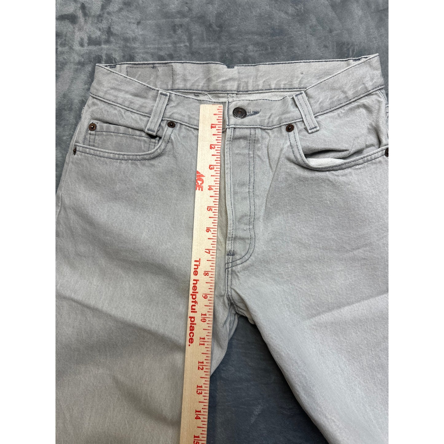 Vintage Levi's 701 XX Student Straight Jeans Boys Size 30x32 WhiteVintage Levi's 701 Straight Jeans Boys Size 30x32 White