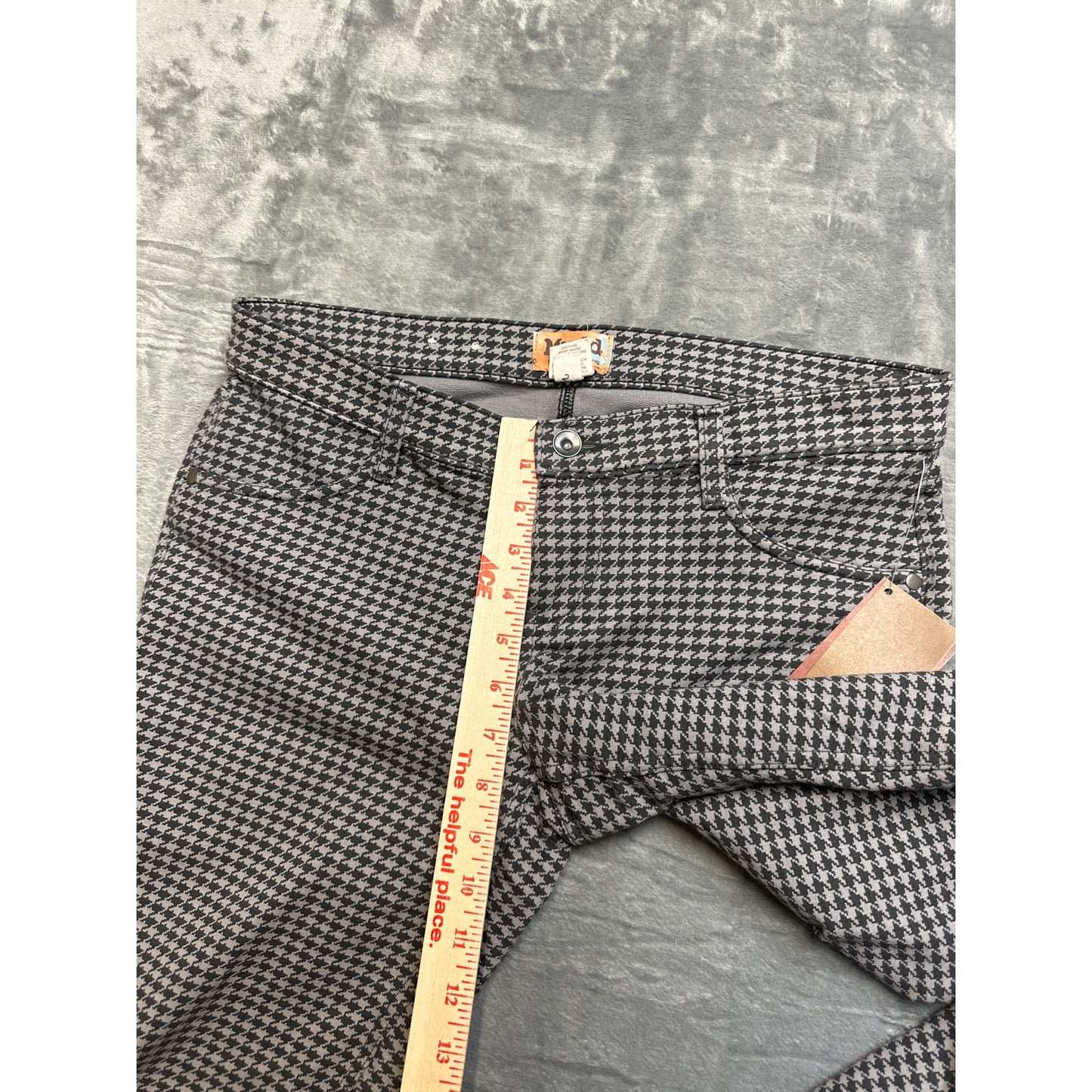 New Mudd Jegging Women's Size 11 Gray Gingham Check Pants