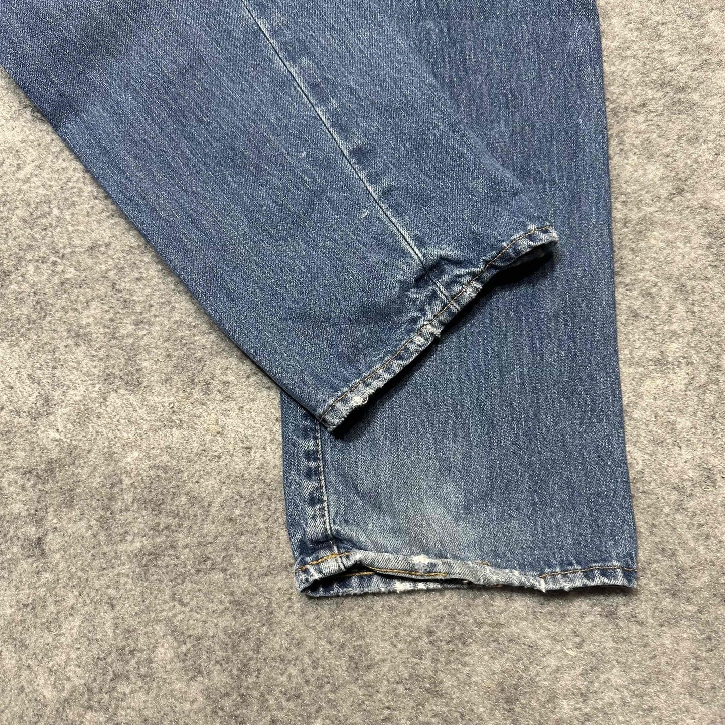 Polo Ralph Lauren Men's Distressed Straight Jeans Size 36x32 Blue Light Wash Denim