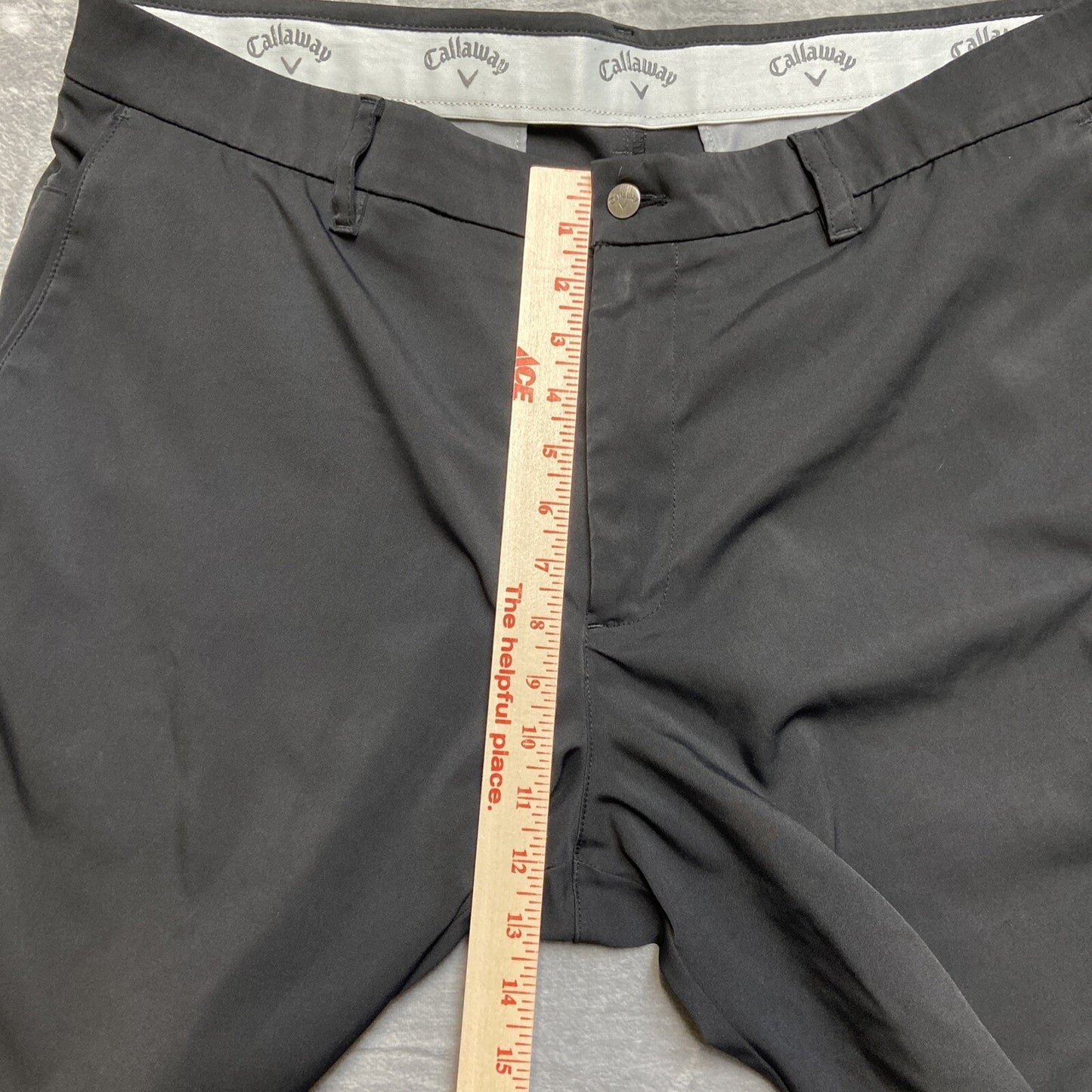 Callaway Golf Shorts Men's Size 38 Black Athletic Chino Shorts