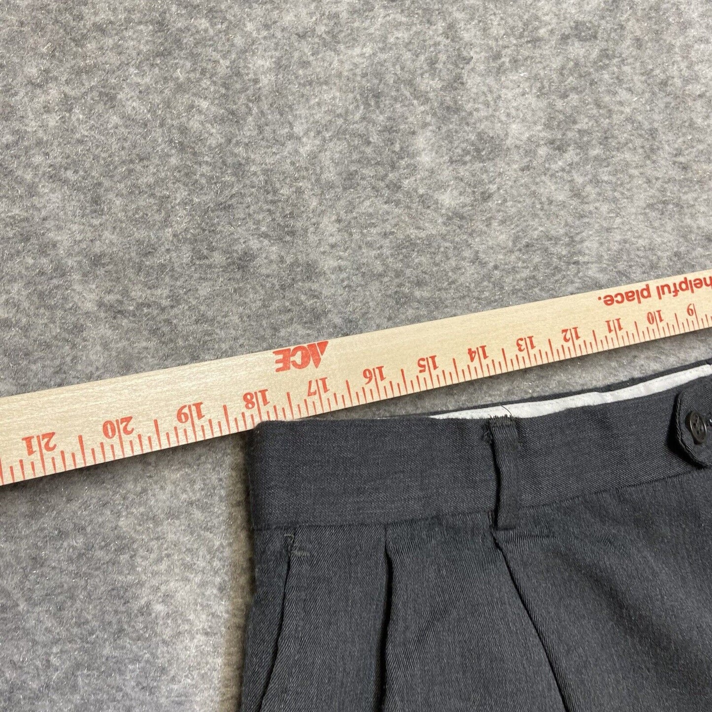 Linea Uomo Pleated Dress Pants Men's Size 40x34 Dark Gray Pants