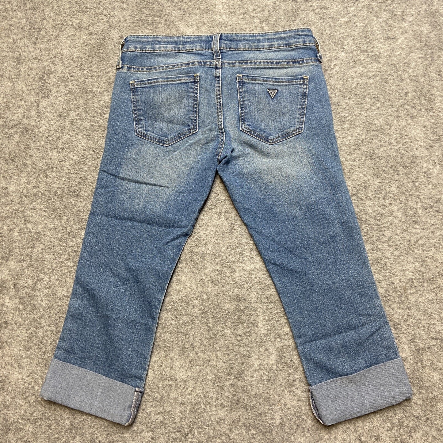Guess Low Rise Jegging Maxine Fit Cropped Jeans Women's Size 27 Blue Denim