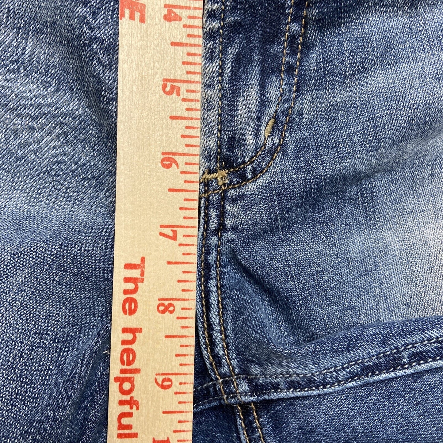 Silver Jeans Most Wanted Skinny Distressed Jeans Womens Size 28x29 Blue Denim