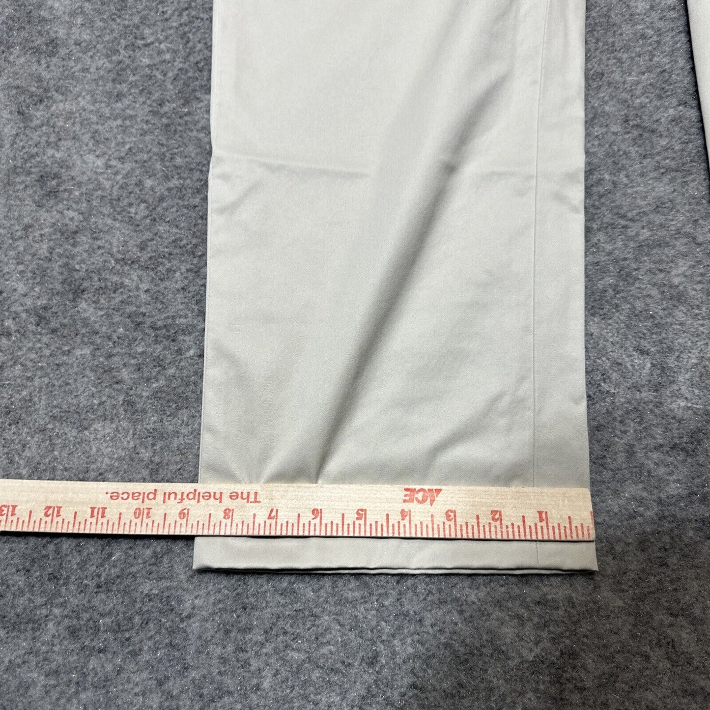 John W. Nordstrom Men's Straight Dress Pants Size 35x32 Beige Light Wash Pants