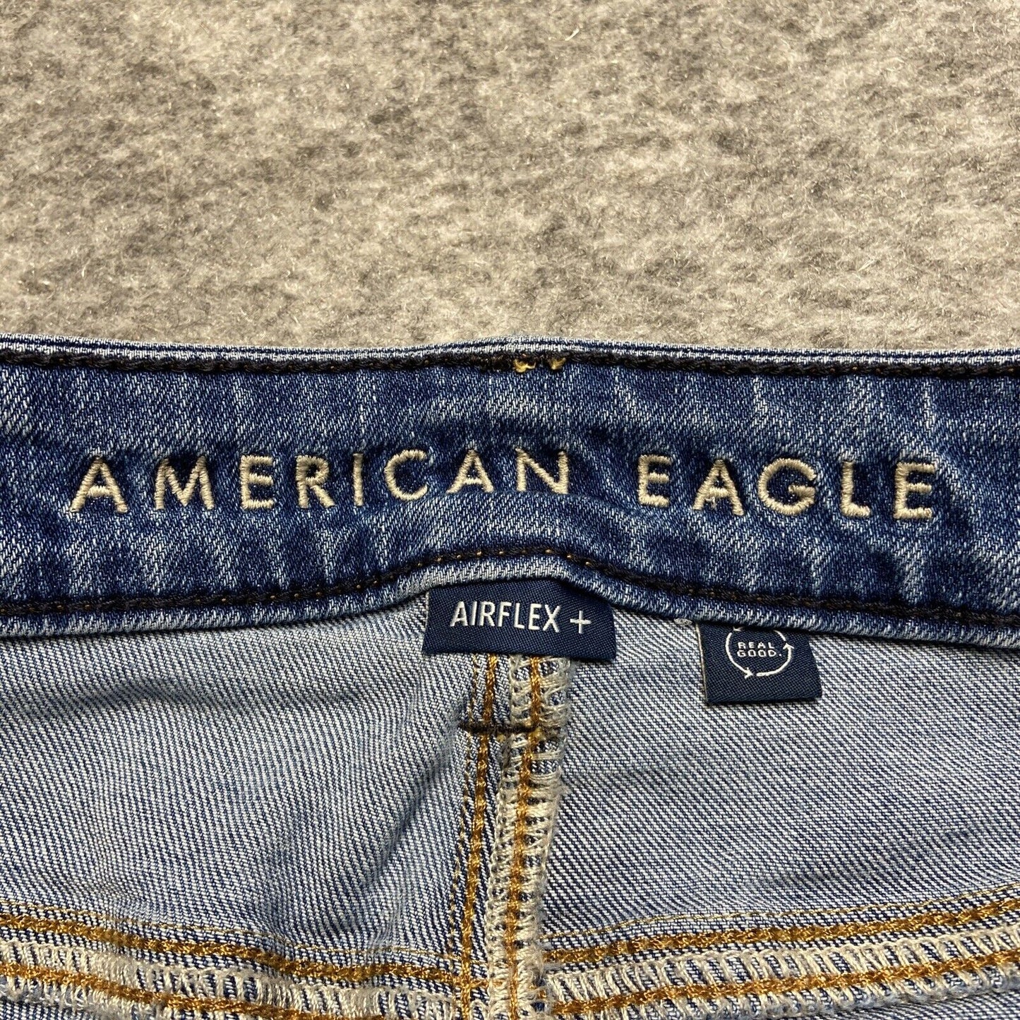 American Eagle Airflex + Skinny Jeans Men's Size 28x30 Light Blue Denim