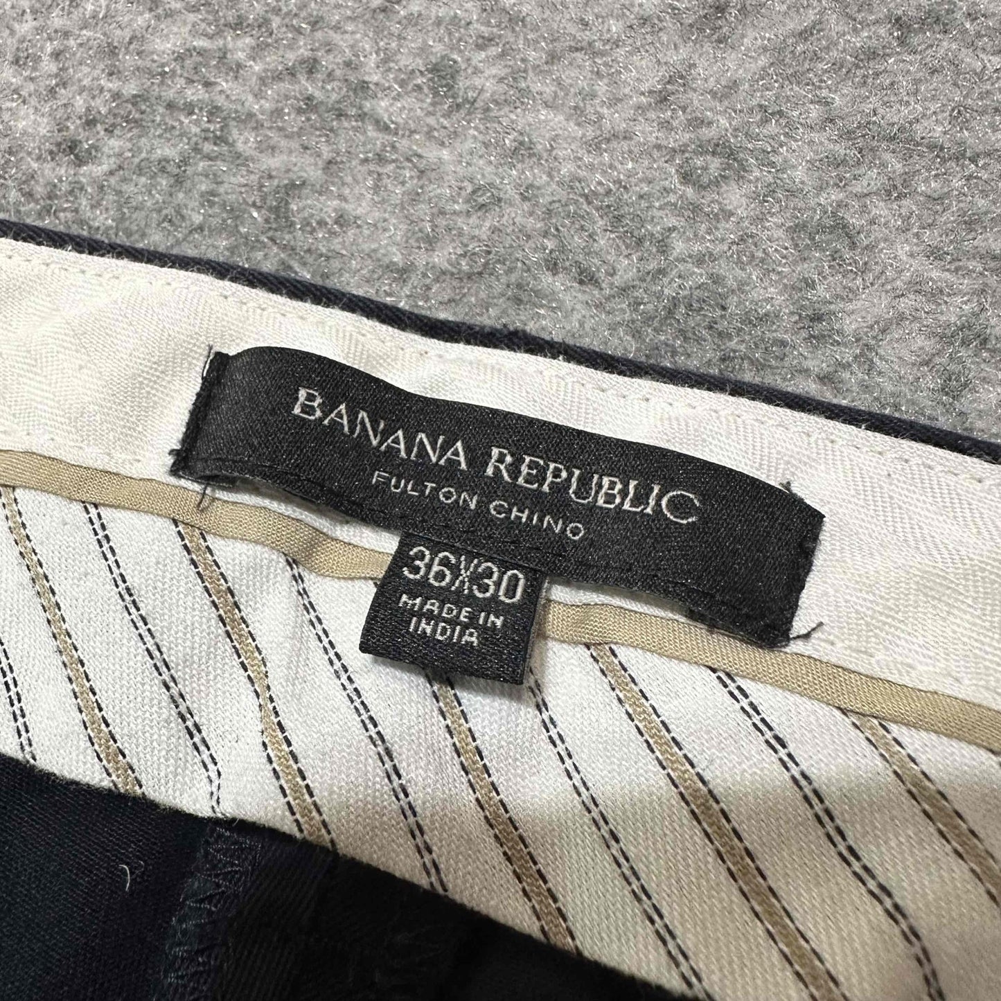 Banana Republic Fulton Chino Pants Men's Size 36x30 Dark Blue Pants