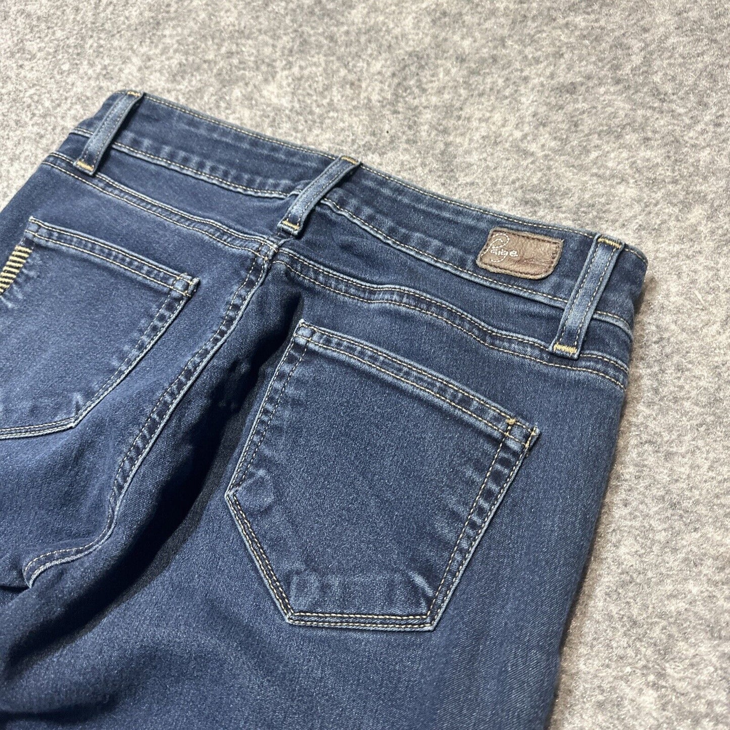 Paige Peg Super Skinny Jeans Womens Size 25 Blue Dark Wash Denim