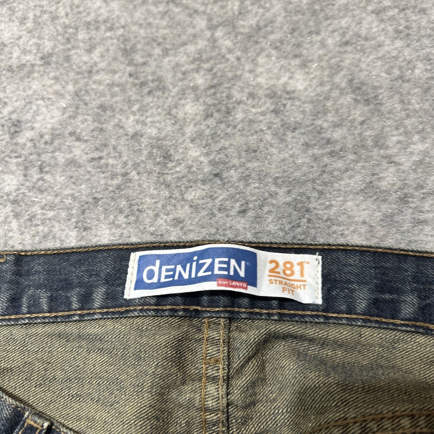 Denizen Levi's 281 Straight Fit Men's Jeans Size 38x32 Blue Dark Wash Denim