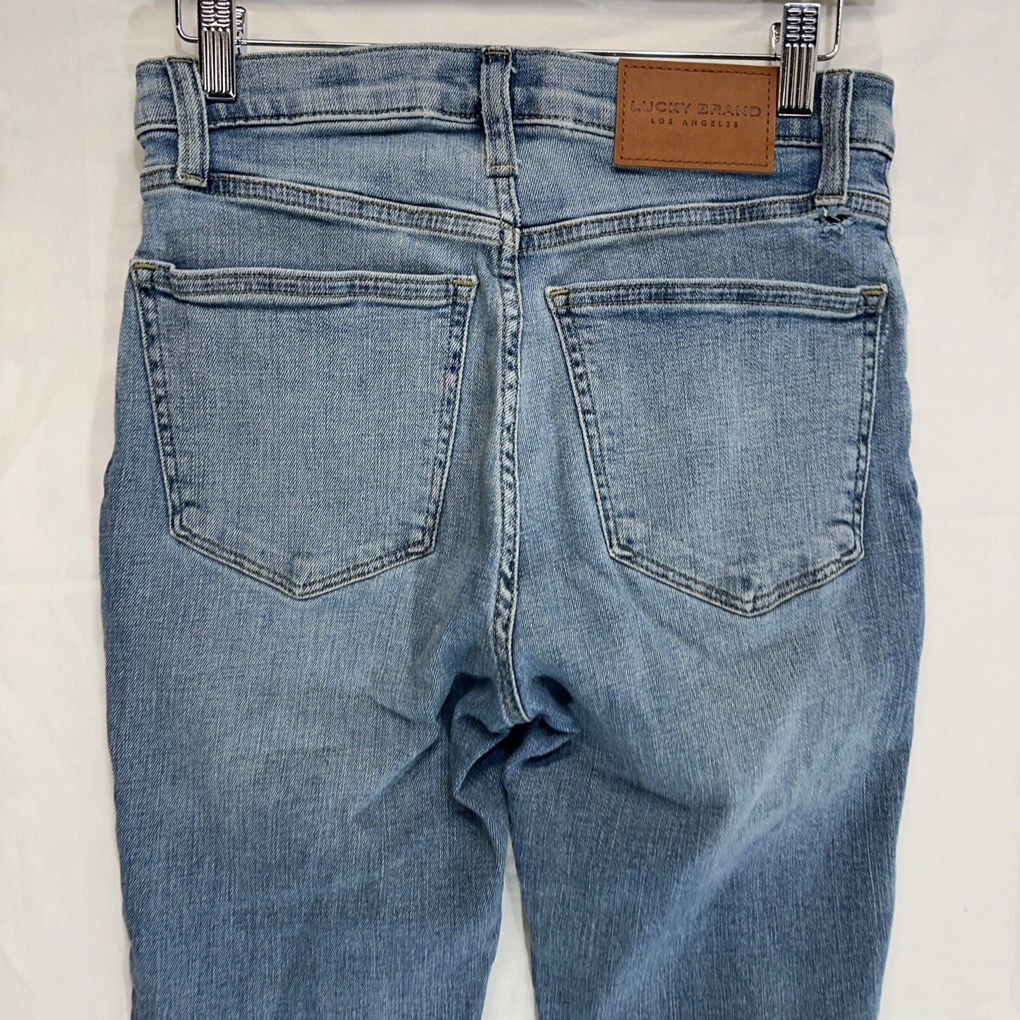 Lucky Brand Jeans Womens 2/26 Blue Bridgette High Rise Skinny Denim Light Wash