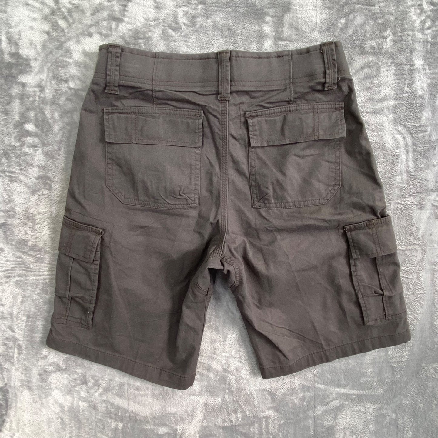 New Lee Extreme Motion Cargo Shorts Men's 29 Gray Cotton Blend