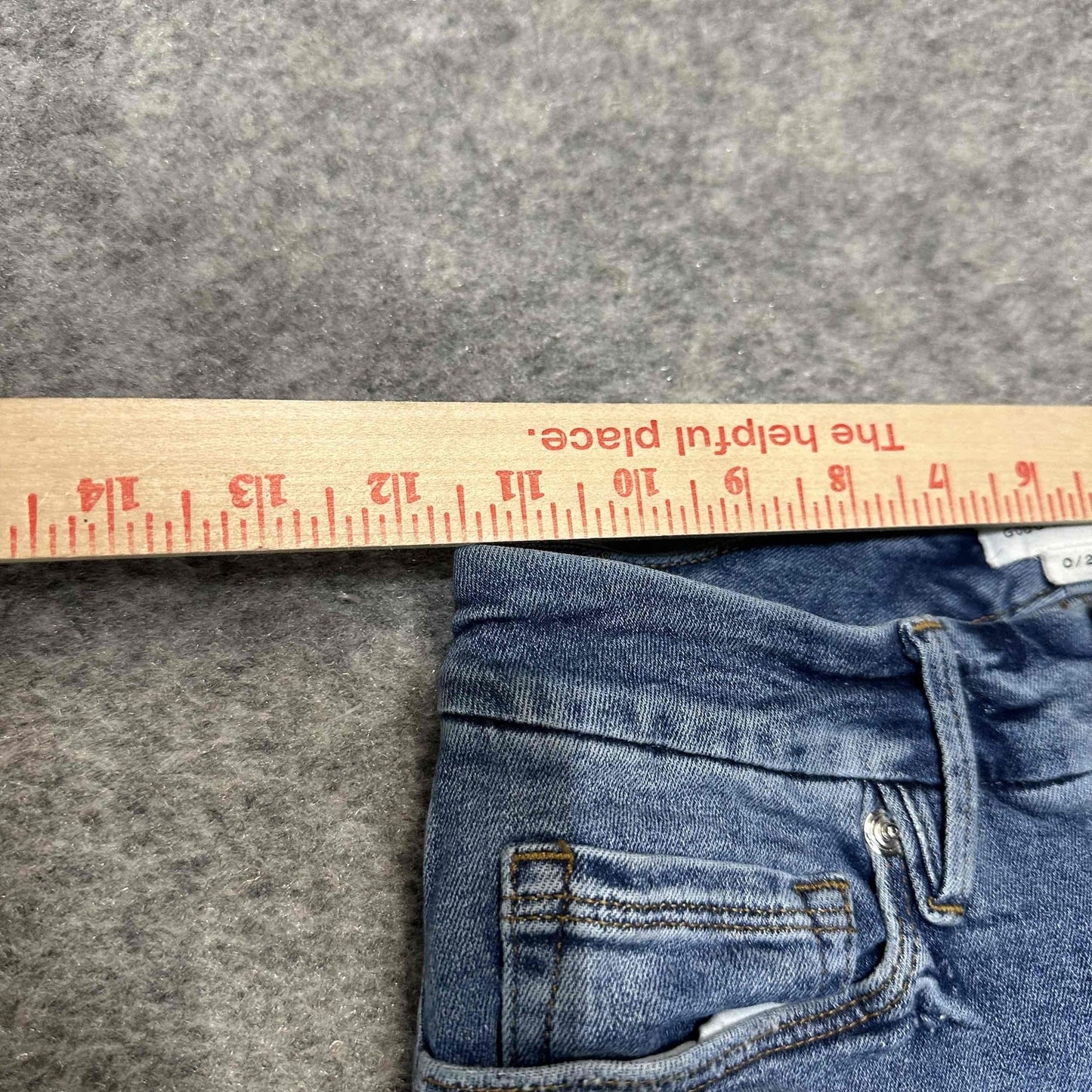 Good American Women's Distressed Skinny Jeans Size 0/25 Blue Denim