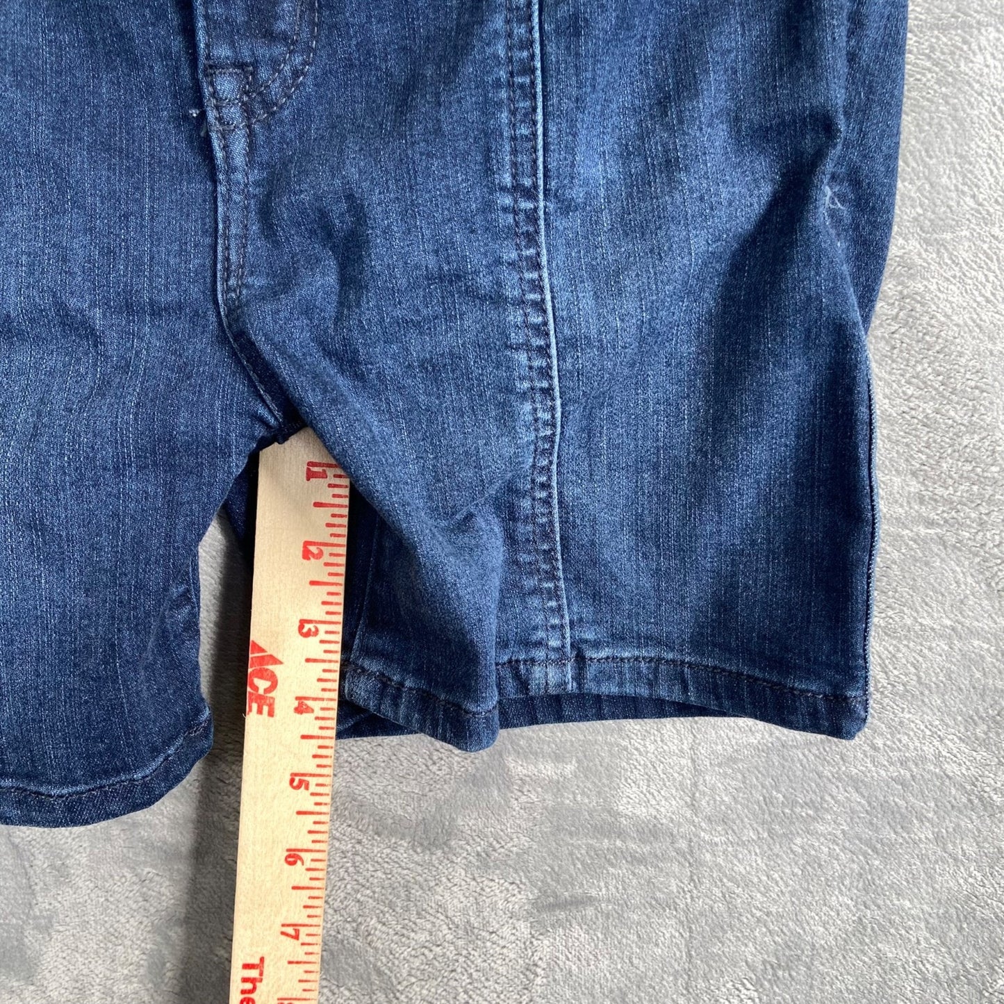 Torrid Women's Bermuda Denim Shorts Size 10 Blue Dark Wash Denim Summer