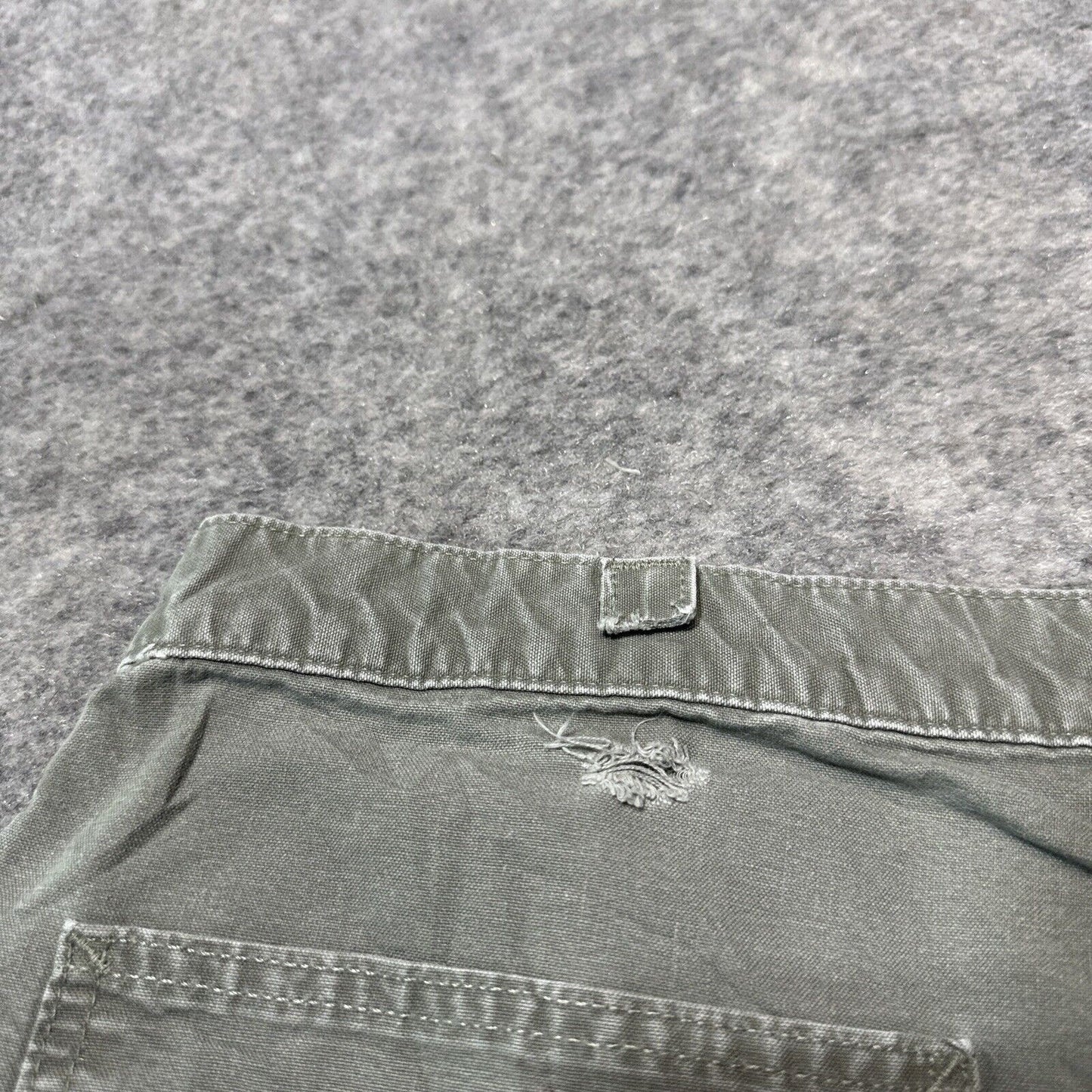 Carhartt Men's Cargo Shorts Size 40 Green Cargo Pocket Work Shorts