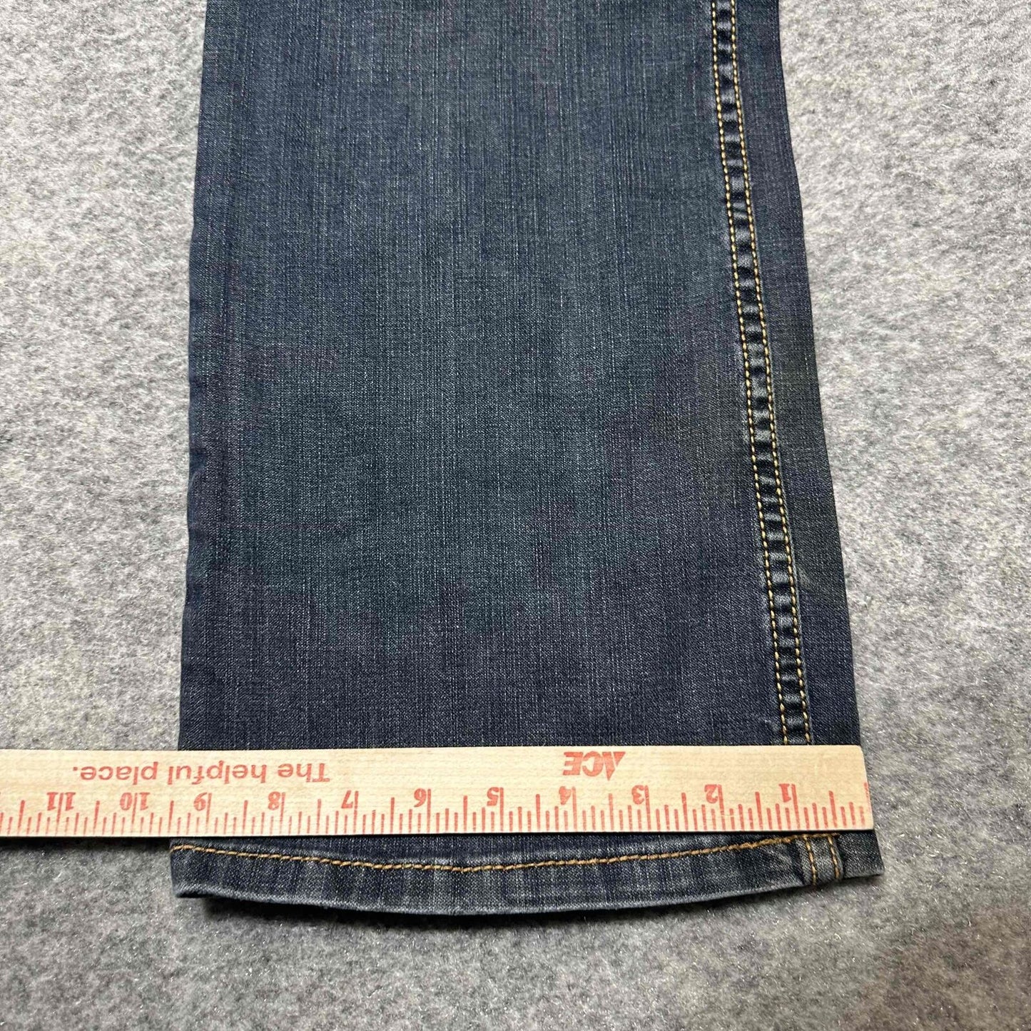 Cowgirl Up Women's Bootcut Jeans Size 12 Black Dark Wash Denim