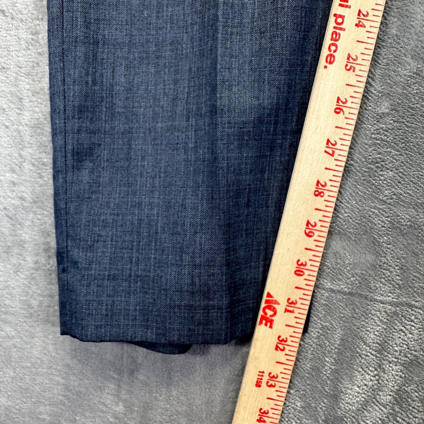 Calvin Klein Men's Dress Pants Straight 36x32 Blue