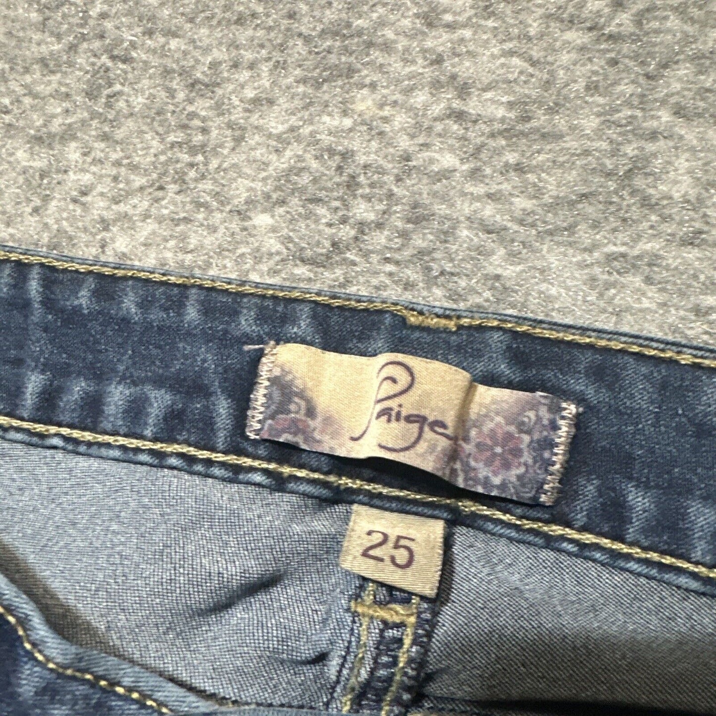 Paige Peg Super Skinny Jeans Womens Size 25 Blue Dark Wash Denim