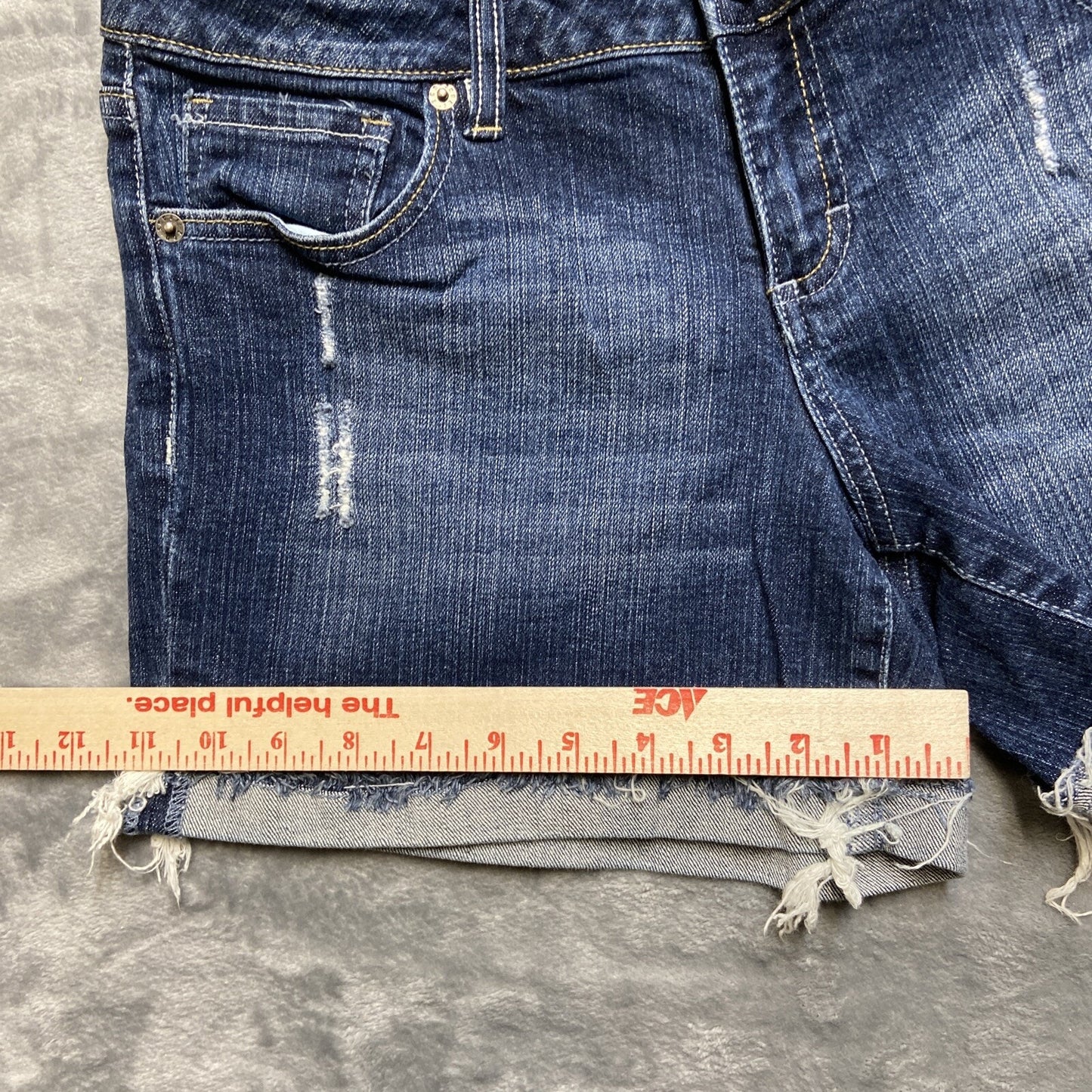 ZCO Premium Cuffed Denim Shorts Women’s Size 13 Blue Denim