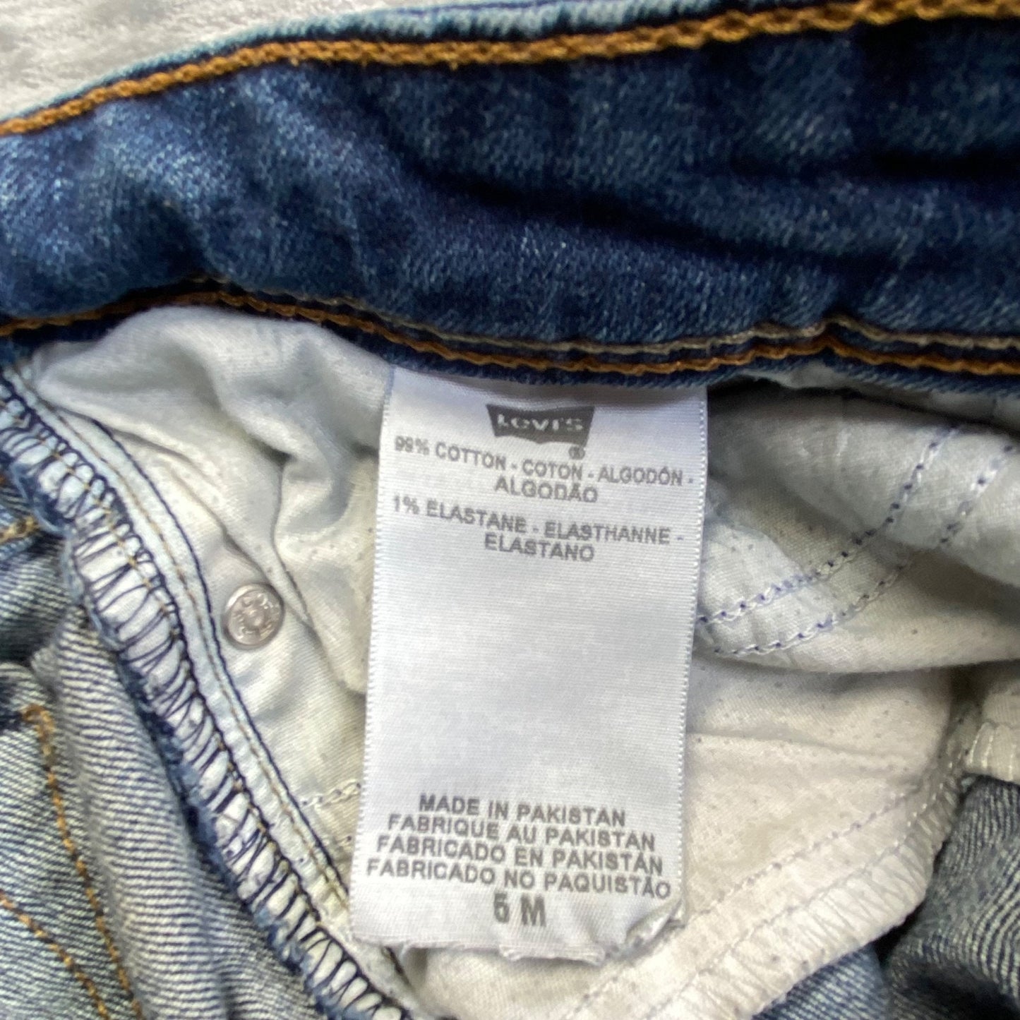 Levi's Demi Curve Bootcut Jeans Women's Size 6M Dark Blue Denim