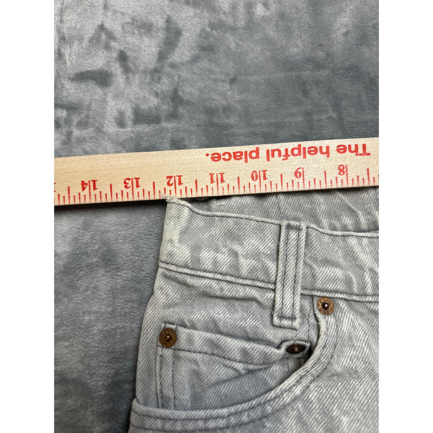 Vintage Levi's 706 Student Straight Jeans Boys Size 26x28 Gray DenimVintage Levi's 706 Straight Student Jeans Boys Size 26x28 Gray Denim