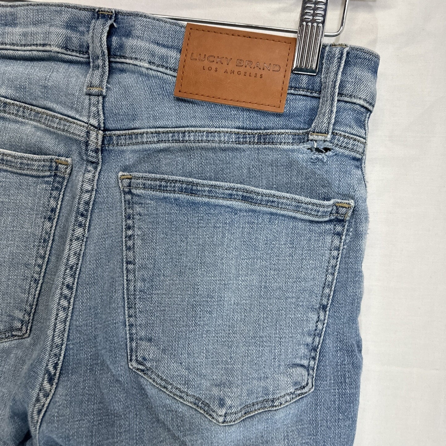 Lucky Brand Jeans Womens 2/26 Blue Bridgette High Rise Skinny Denim Light Wash