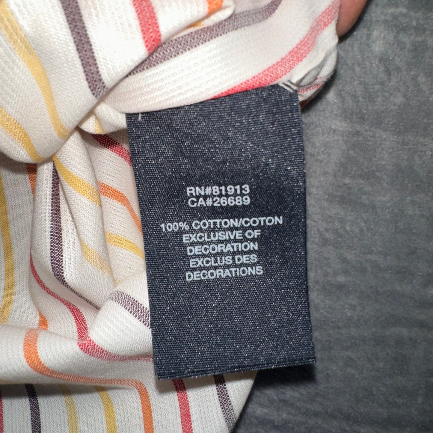 New Robert Graham Men's Striped Dress Shirt Size 2XL Orange White Guitar Music