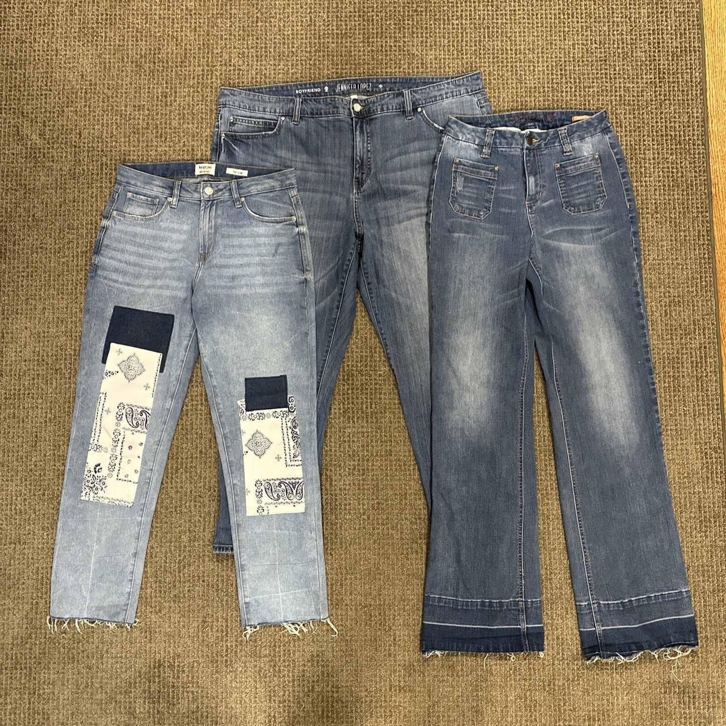 Wholesale Lot of 3 Mixed Brands Grade A Women's Jeans