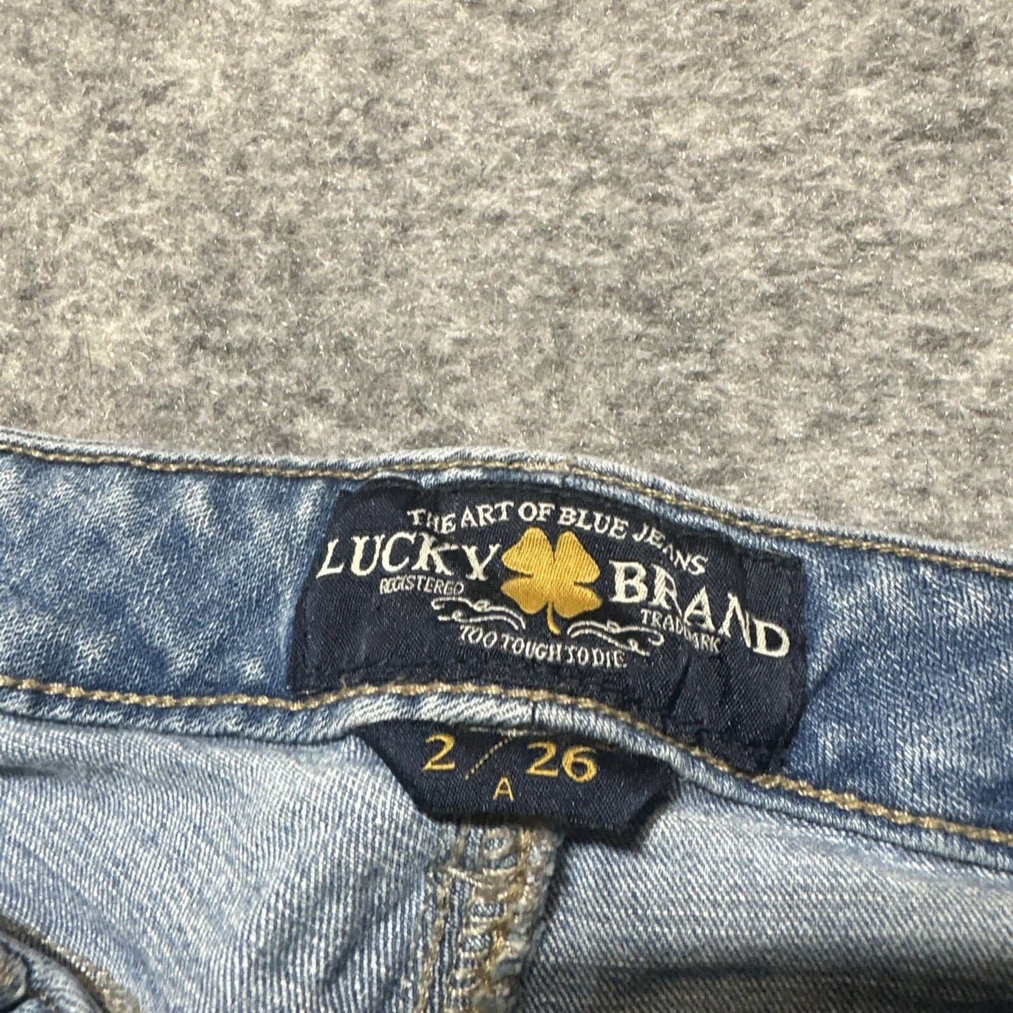 Lucky Brand Lolita Skinny Women's Distressed Jeans Size 2/26 Light Blue Denim