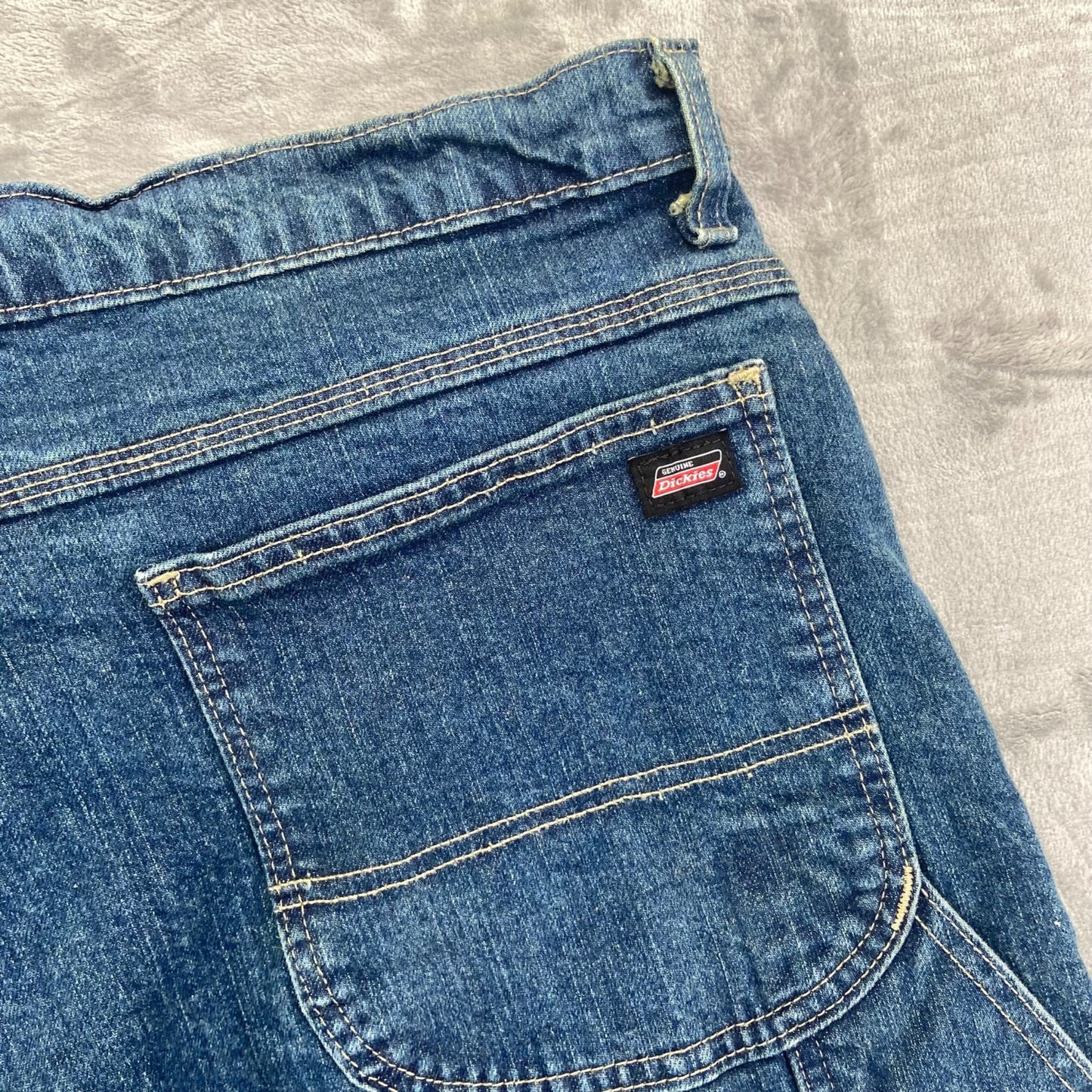 Dickies Men's Carpenter Straight Jeans Size 40x30 Blue
