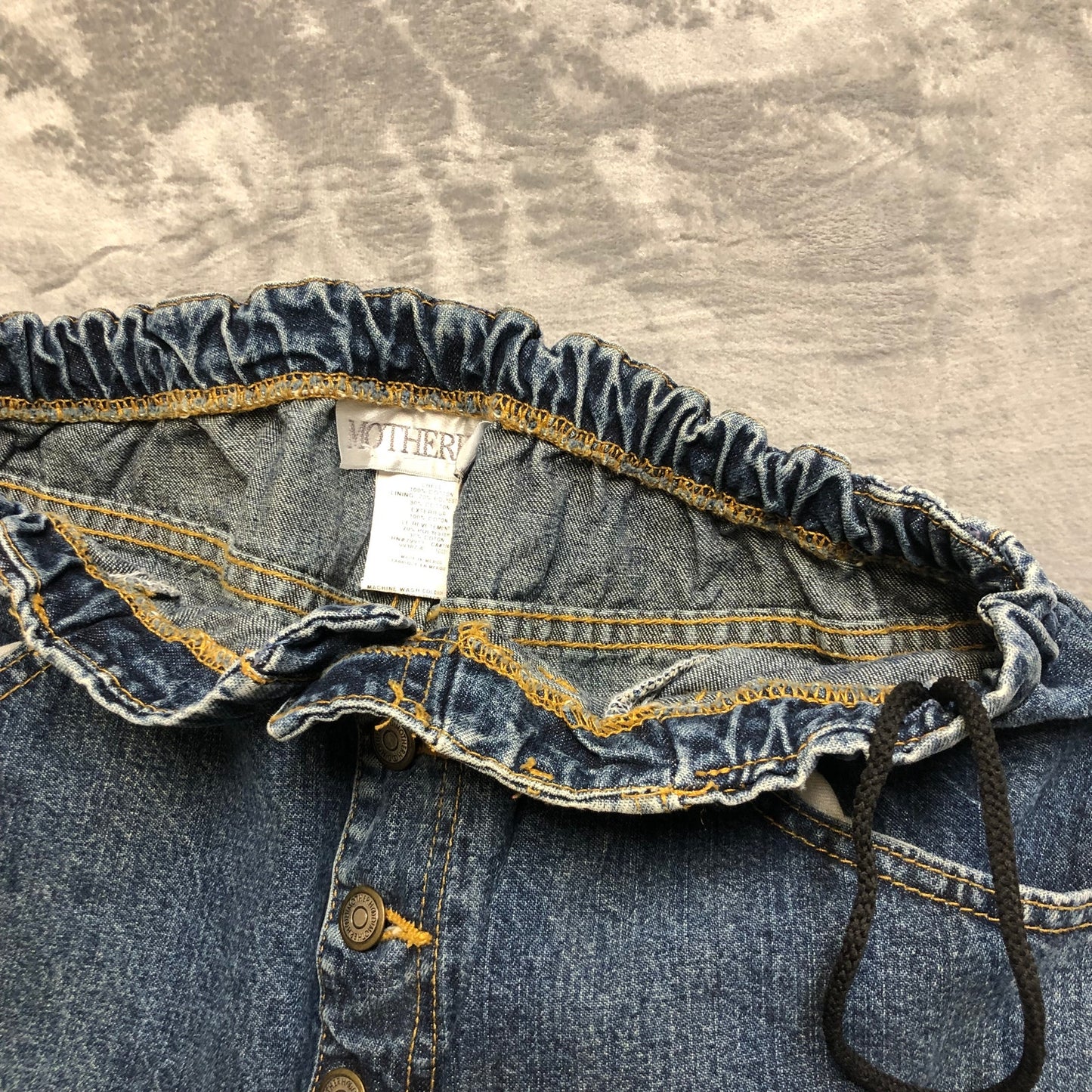 Motherhood Tapered Jeans Women's Size 16 Short Blue Denim
