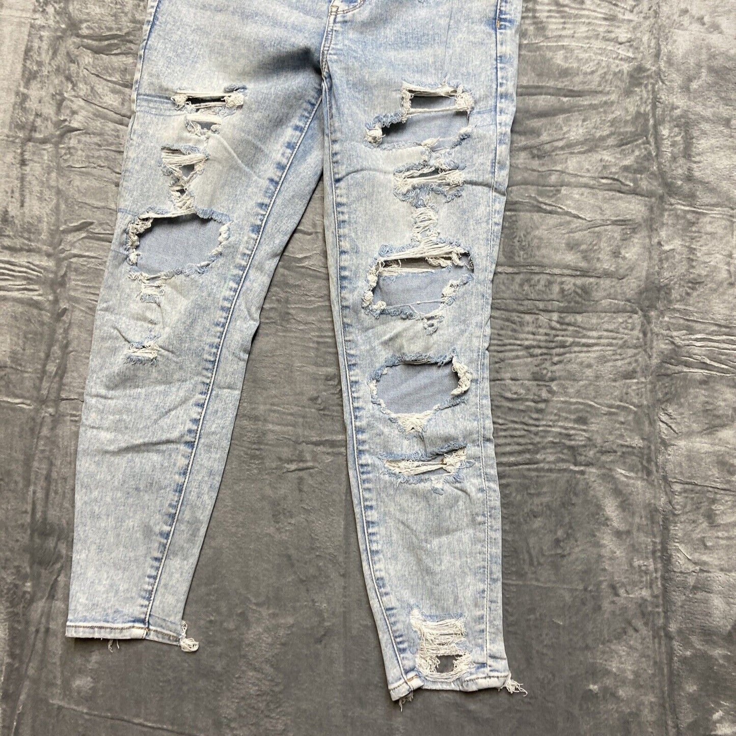 American Eagle Next Level Stretch Distressed Super Hi Rise Jegging Womens 2S