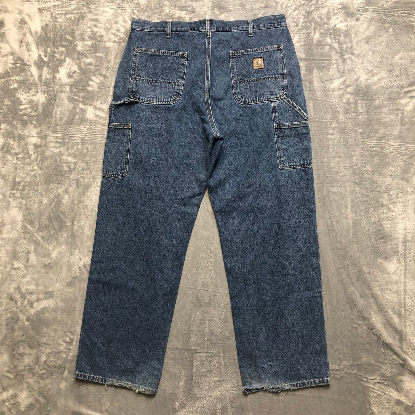 Carhartt Carpenter Straight Jeans Men's Size 38x32 Blue Denim