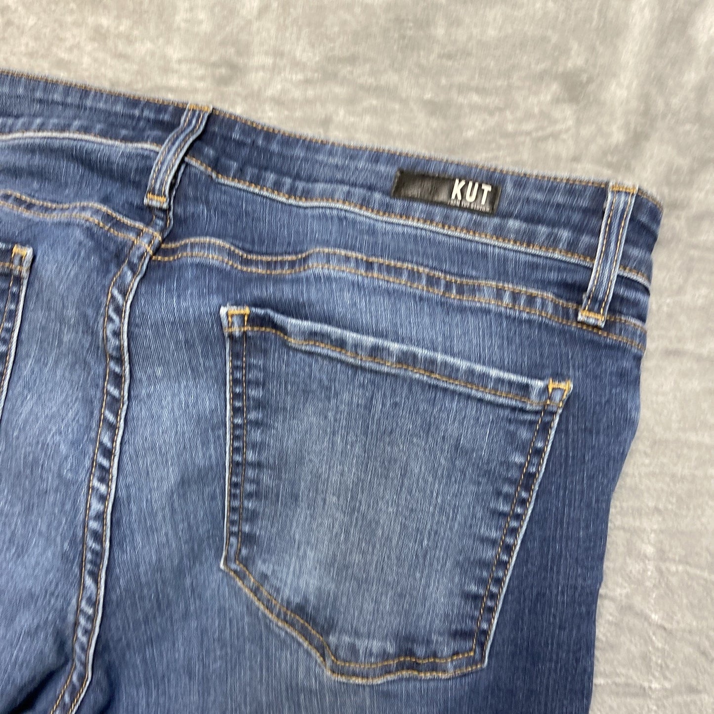 KUT From The Kloth Skinny Jeans Women's Size 14L Dark Wash Blue Denim