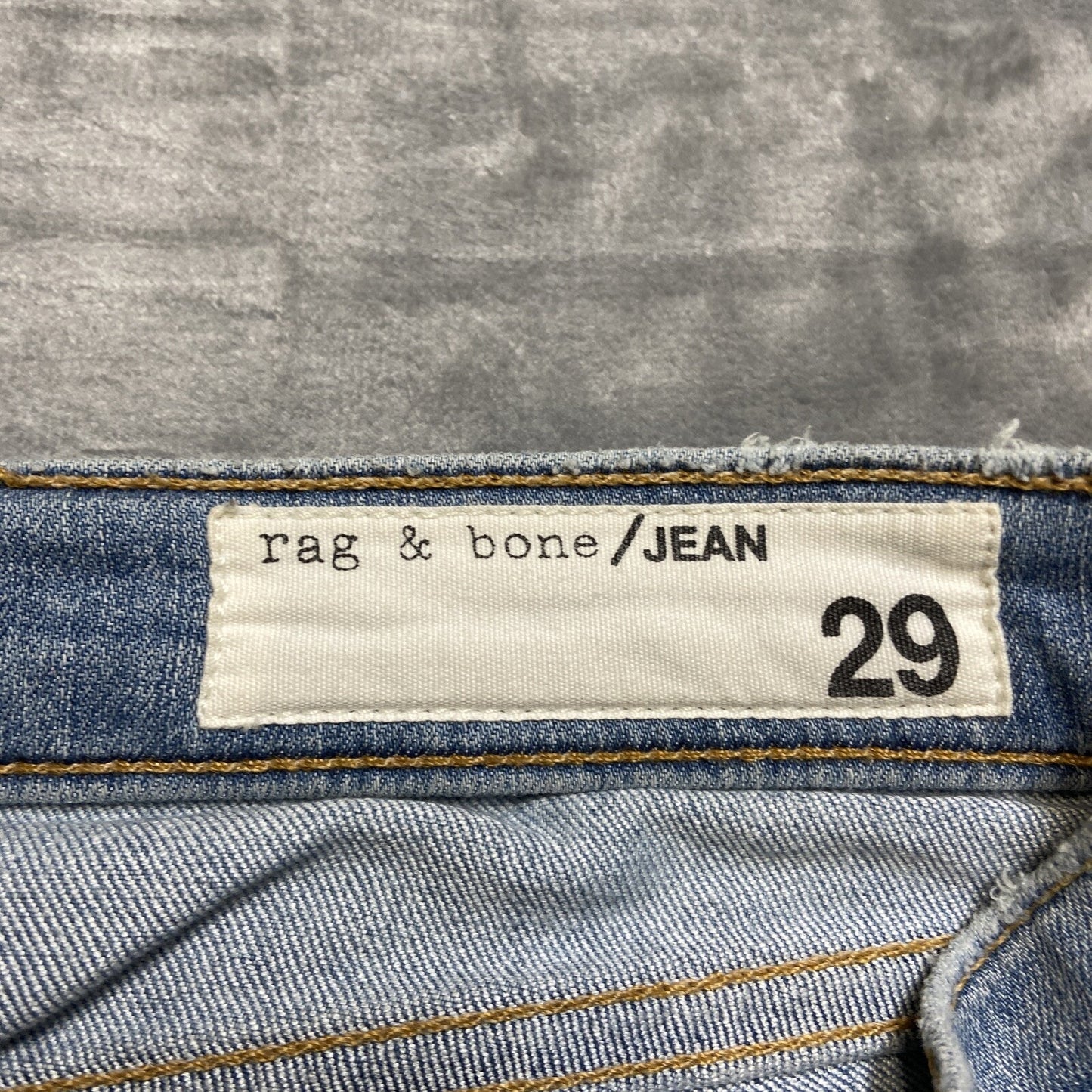 Rag & Bone Distressed Skinny Jeans Women’s Size 29 Light Blue Denim