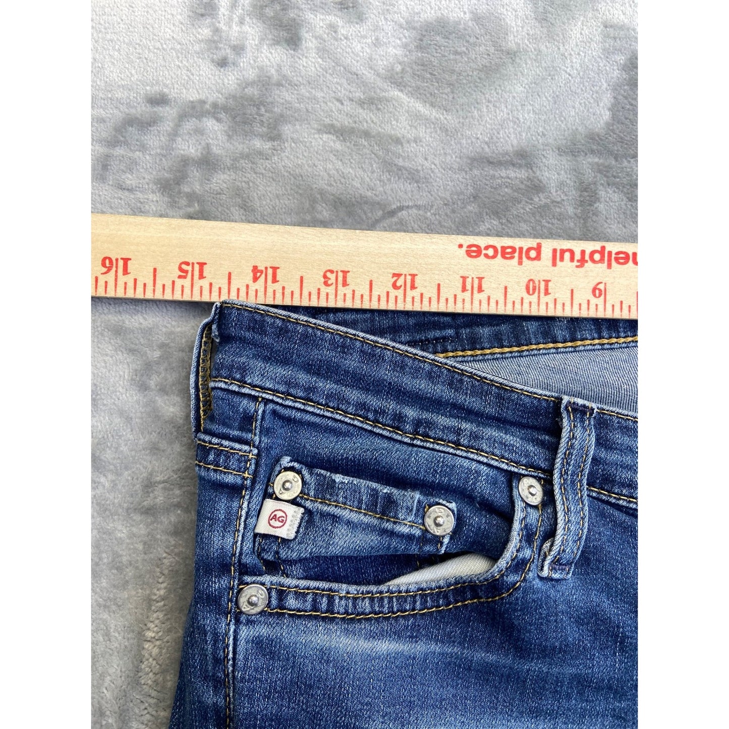 AG Adriano Goldschmied Women's Super Skinny Jeans 28R Blue