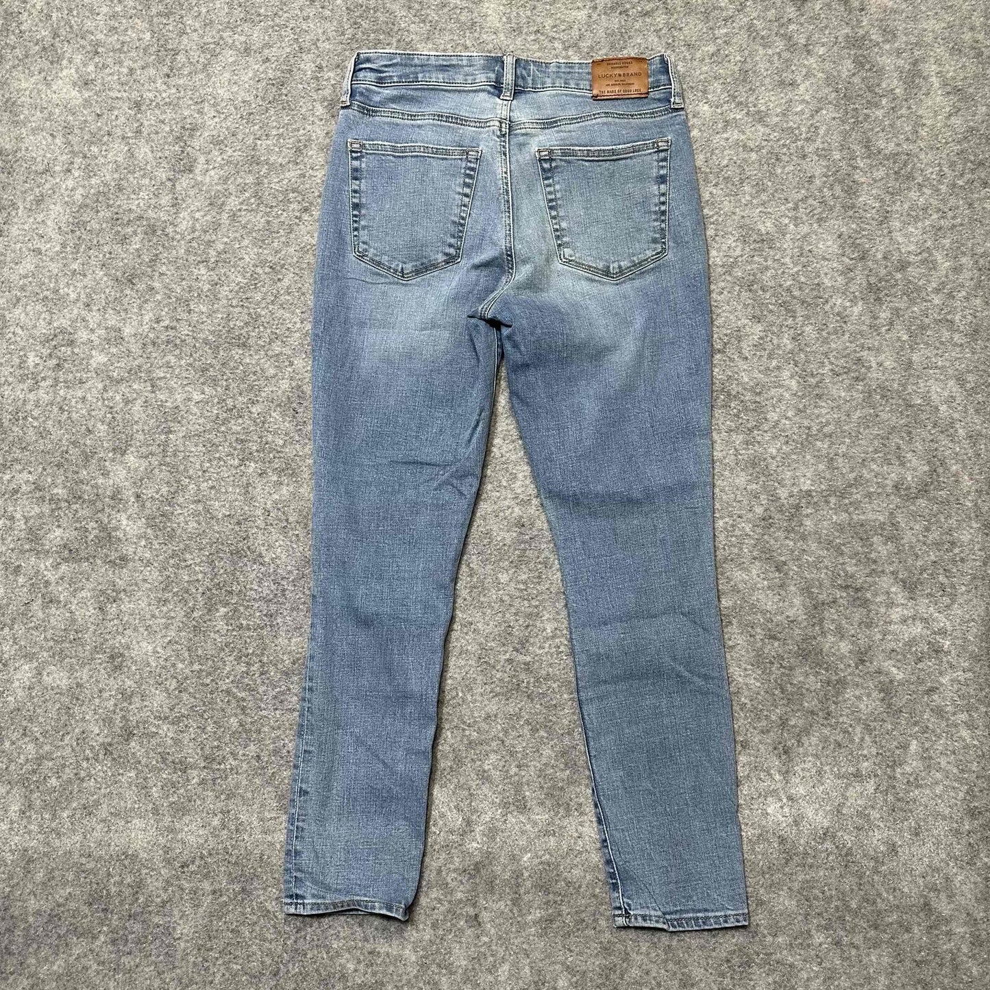 Lucky Brand Hayden Womens Crop Jeans Light Wash Denim Skinny Pants Size 6 28