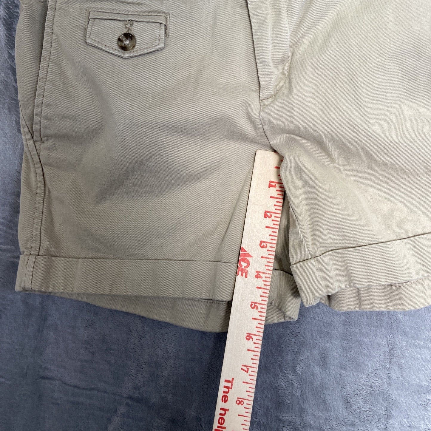 Banana Republic City Chino Shorts Women's 0 Beige Khaki