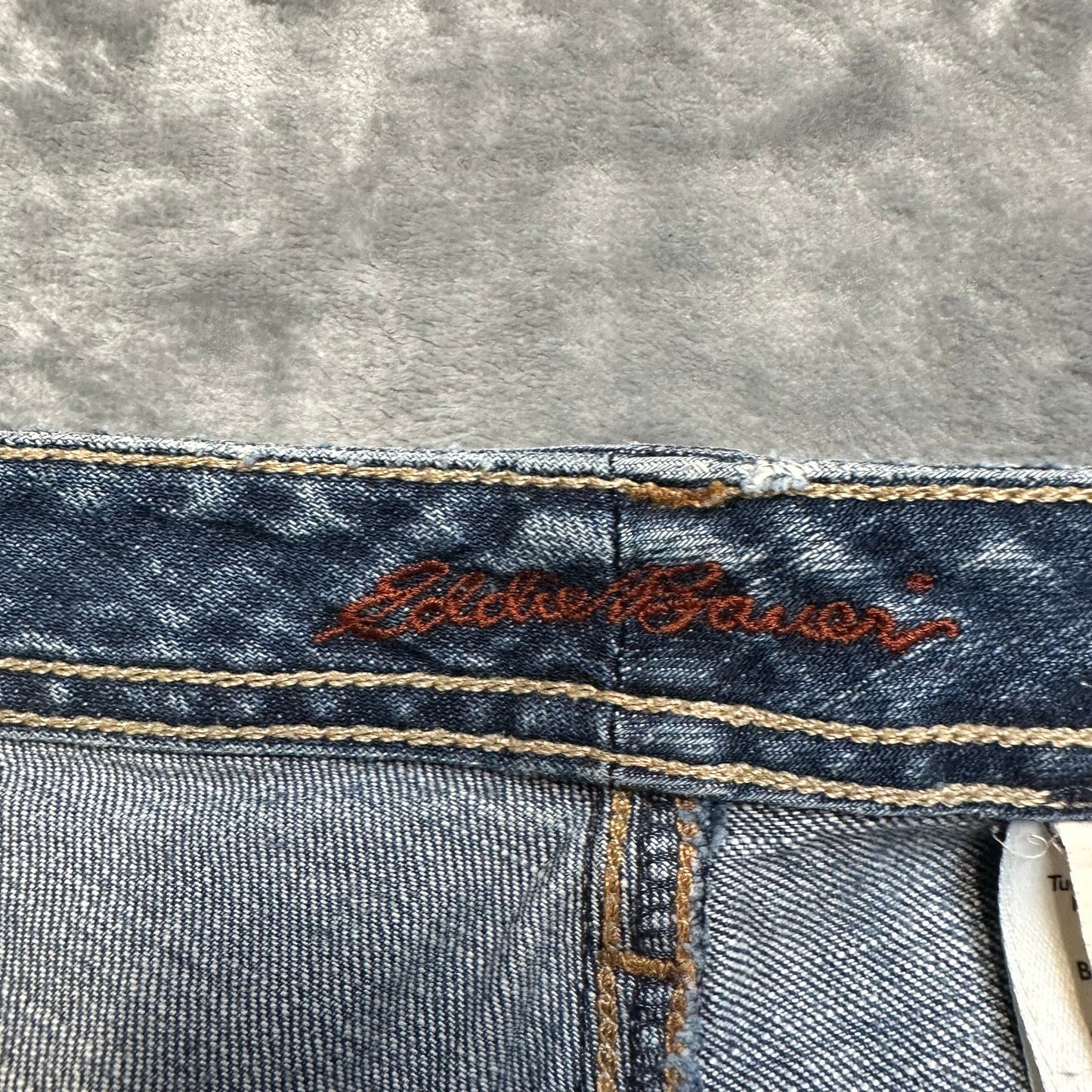 Vintage Eddie Bauer Bootcut Jeans Women’s Size 14R Dark Blue Denim