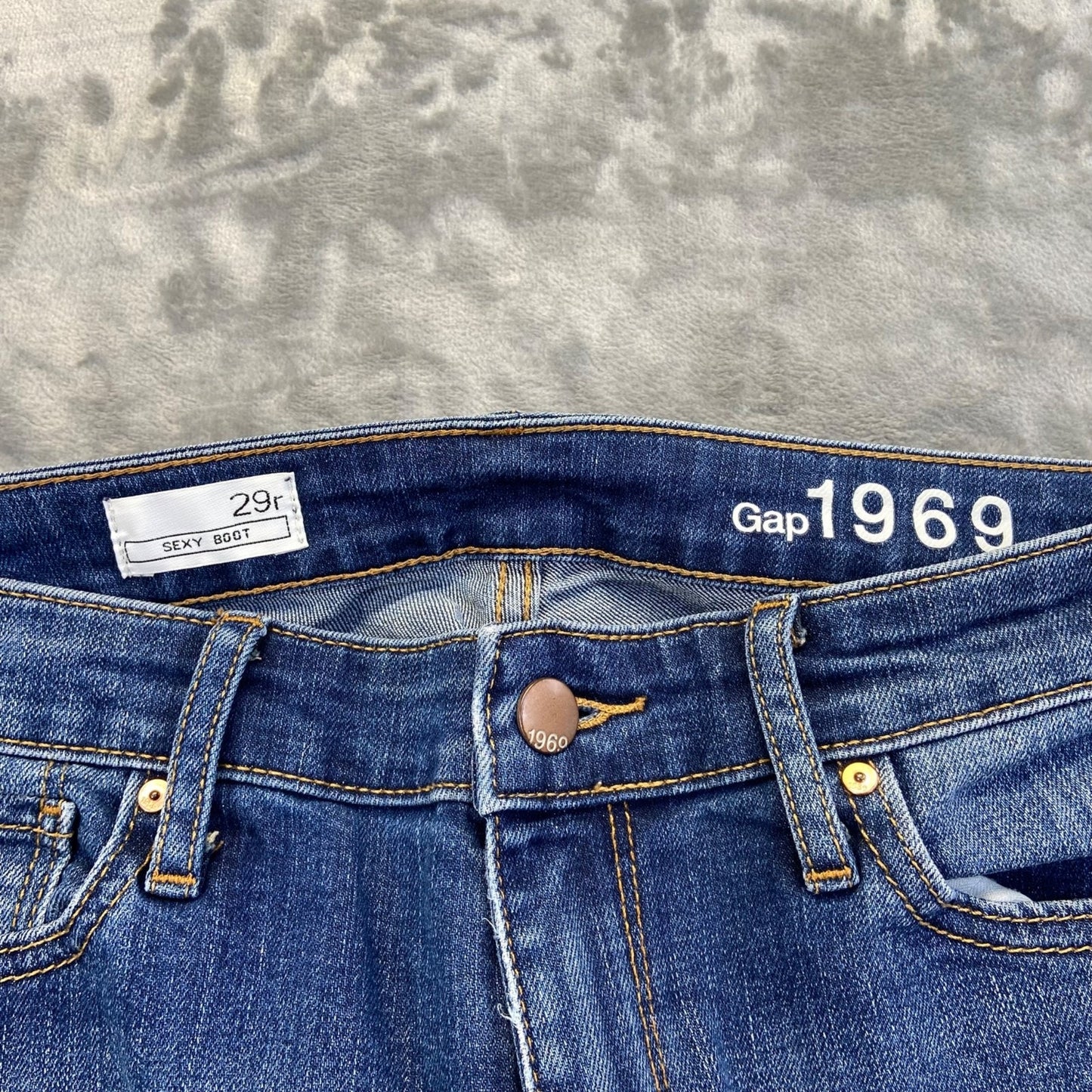 Gap 1969 Women's Sexy Boot Jeans Flare 29R Blue Medium Wash
