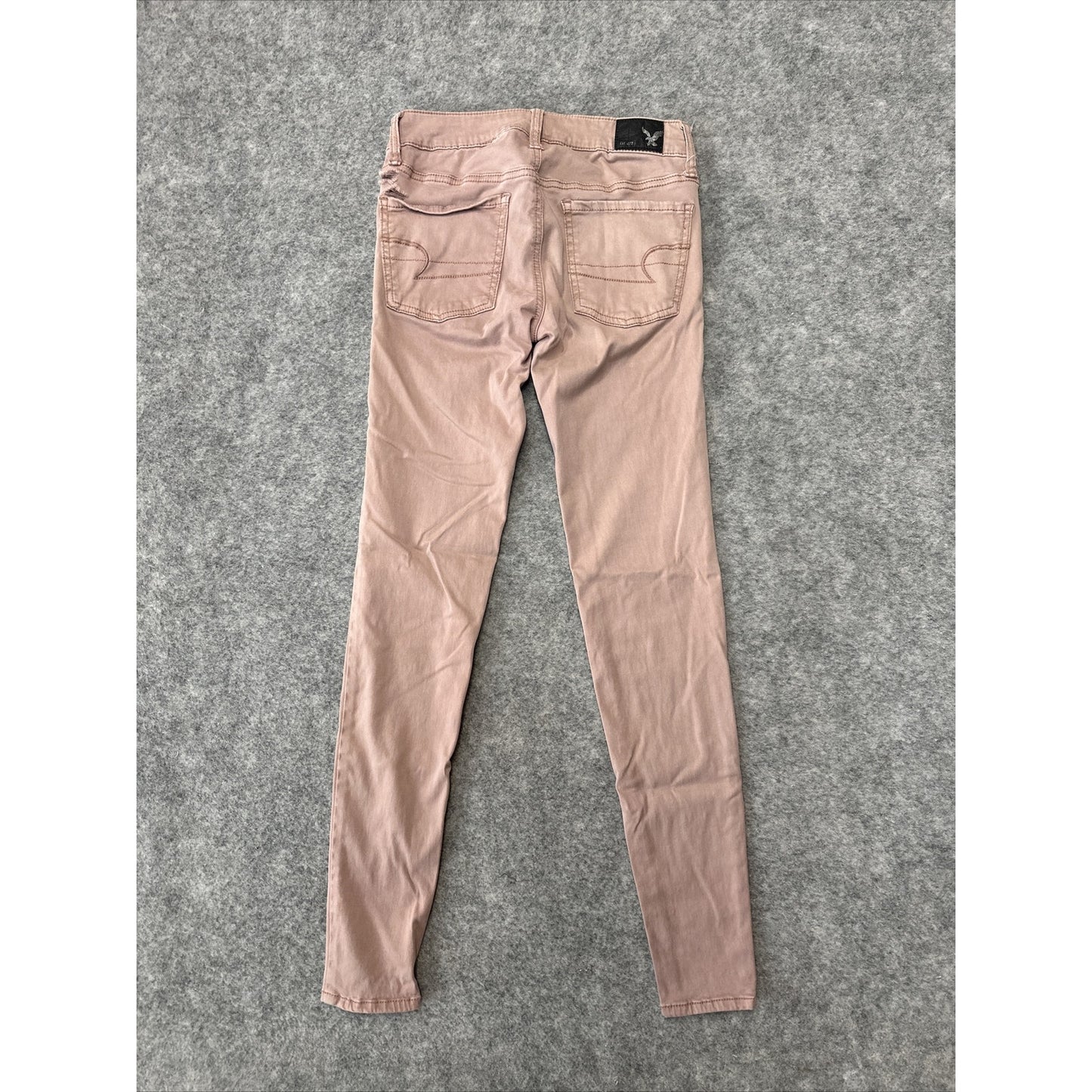 American Eagle Super Stretch Jegging Womens Size 0R Pink Denim