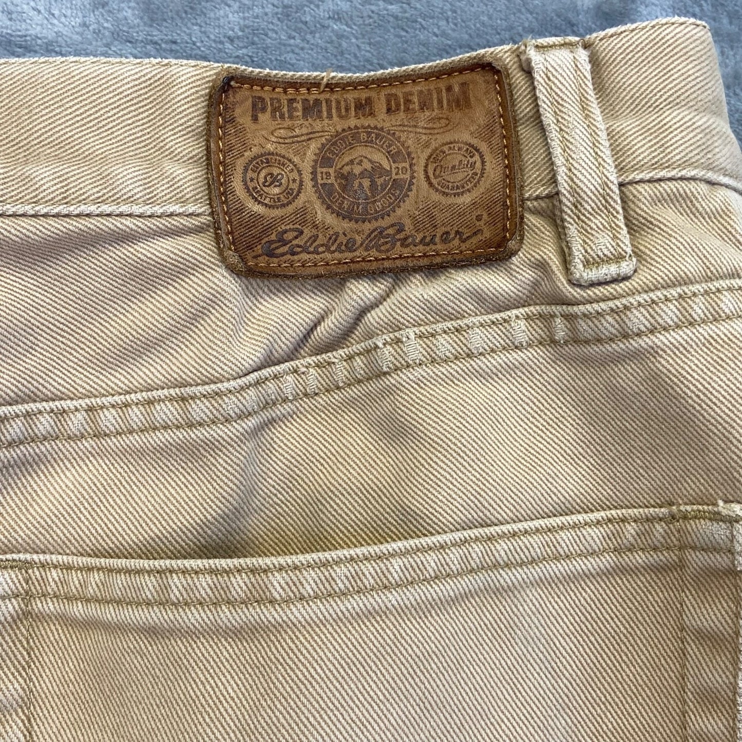 Eddie Bauer Men's Classic Fit Straight Pants 34x32 Beige